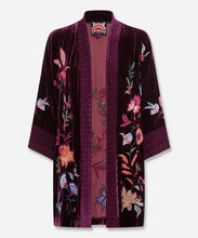 Load image into Gallery viewer, Sandra Wide Cuff Velvet Kimono