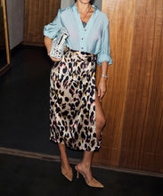 Load image into Gallery viewer, Brown Leopard Jaspre Skirt