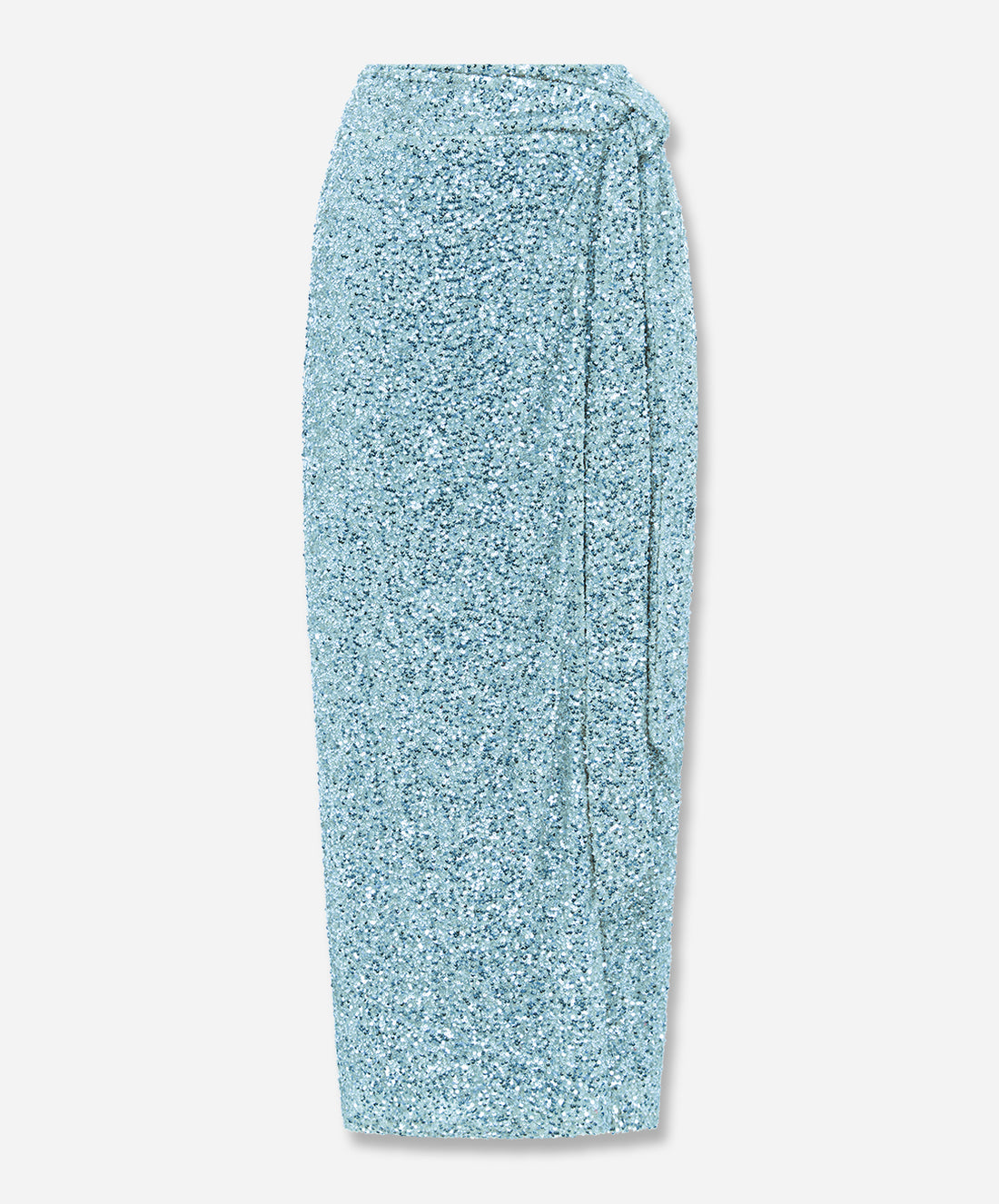 Ice Blue Sequin Jaspre Skirt