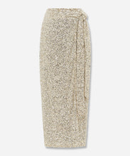 Load image into Gallery viewer, Sequin Maxi Wrap Jaspre Skirt