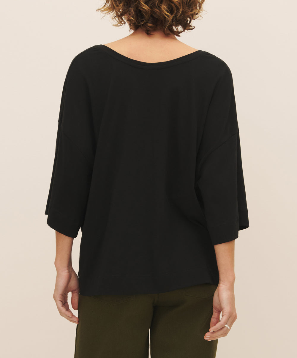 Oversized V Neck Top