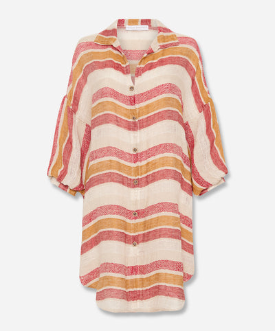 Sari Mini Shirt Dress
