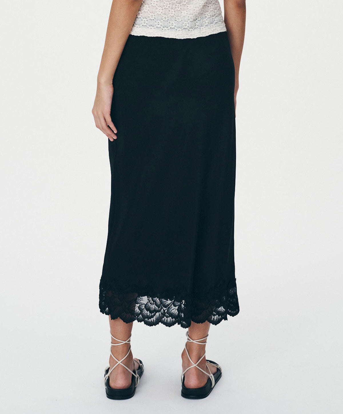 Marina Silk Midi Skirt