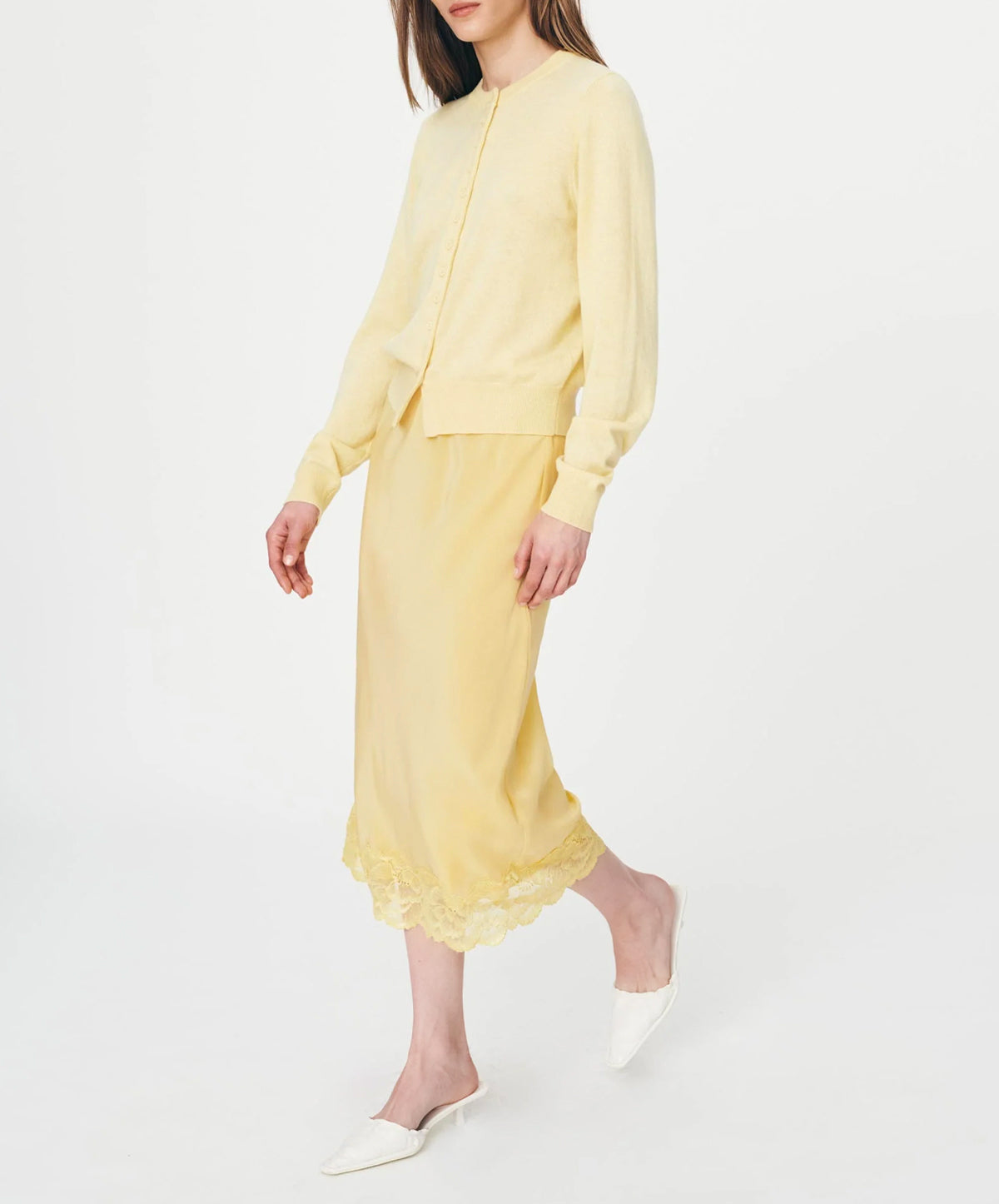 Marina Silk Midi Skirt