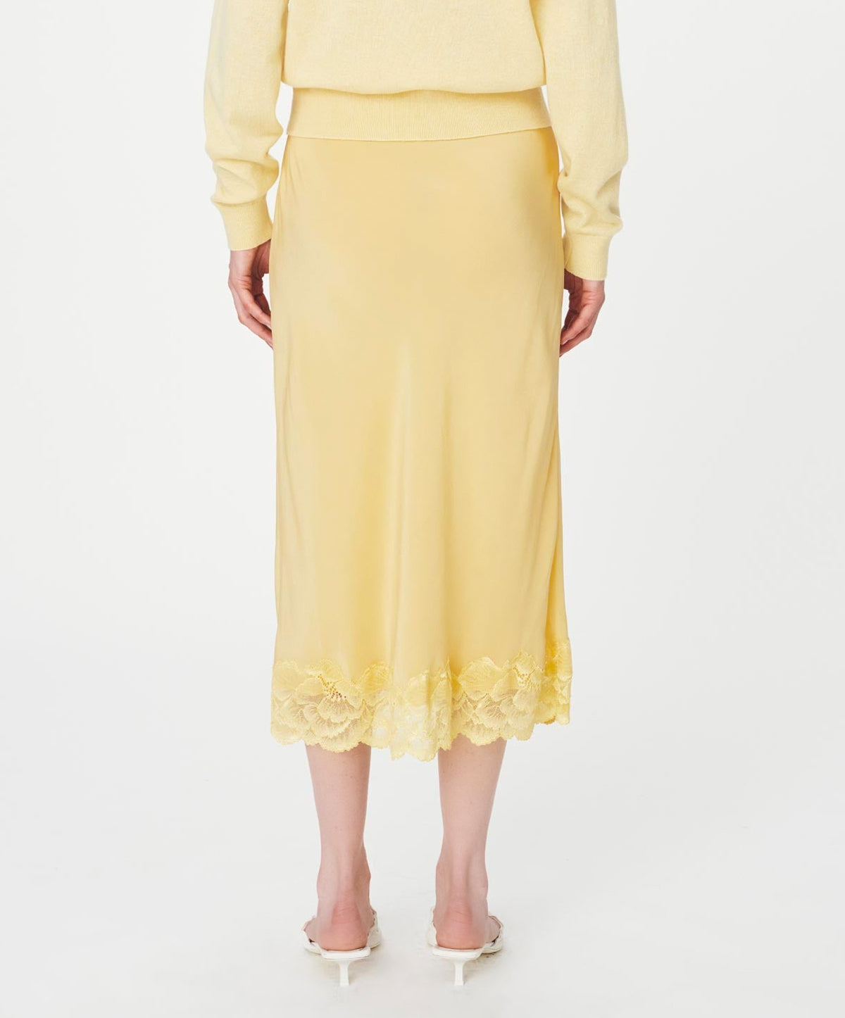 Marina Silk Midi Skirt
