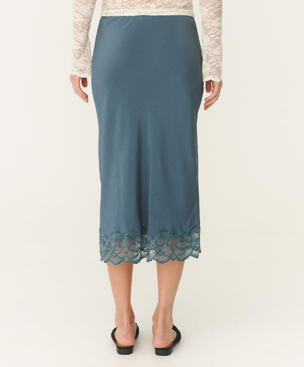 Marina Silk Midi Skirt