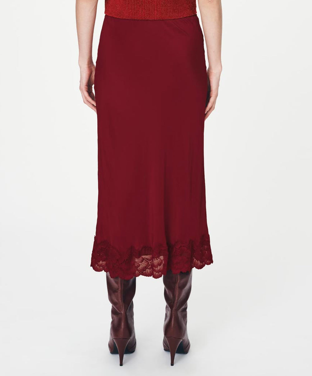 Marina Silk Midi Skirt