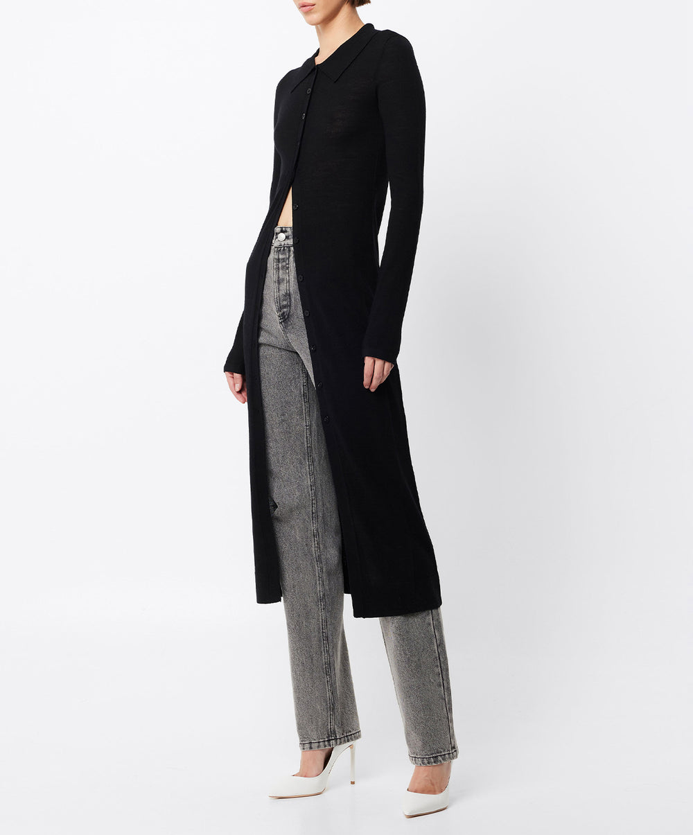 Maine Longline Merino Cardigan