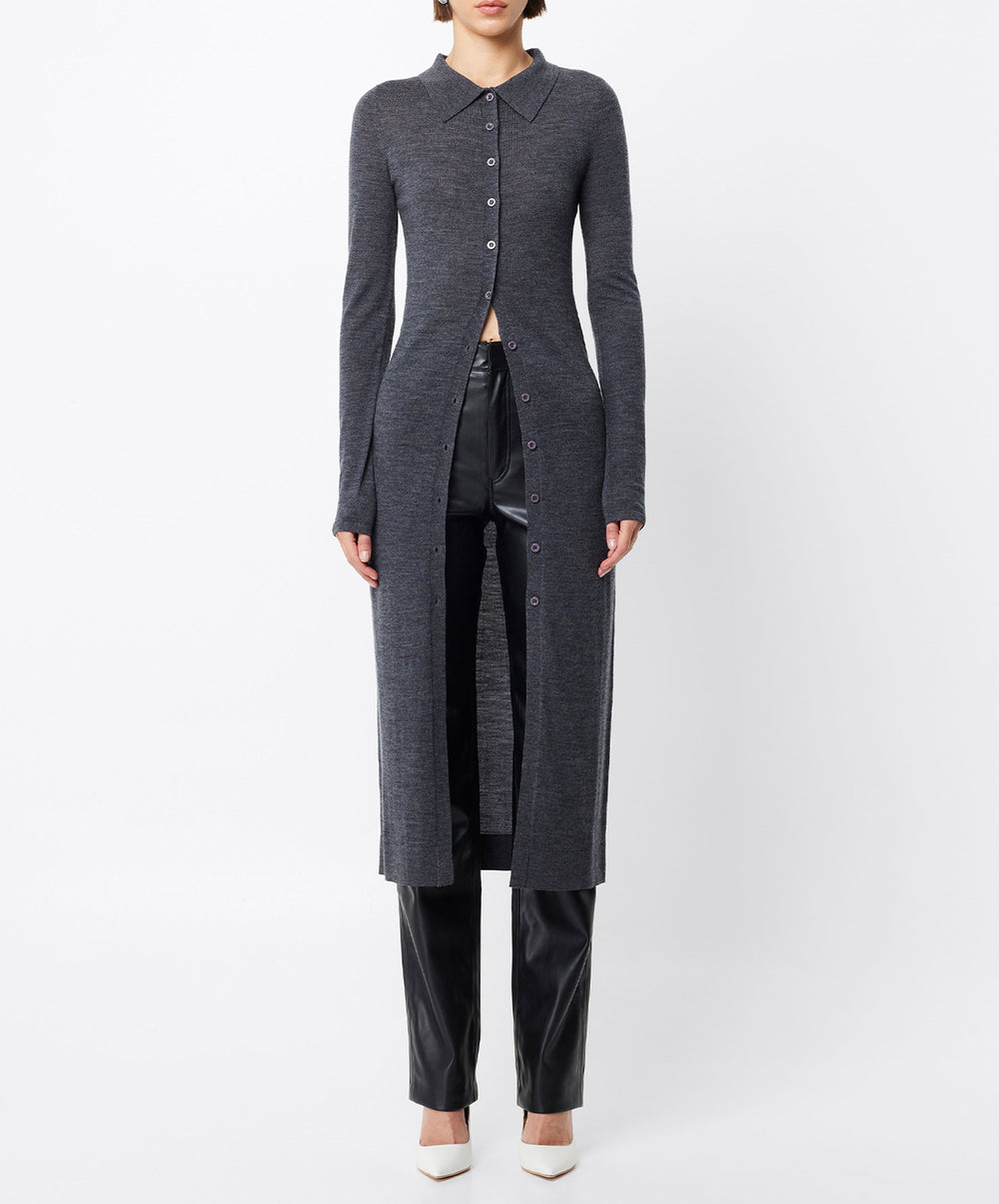 Maine Longline Merino Cardigan