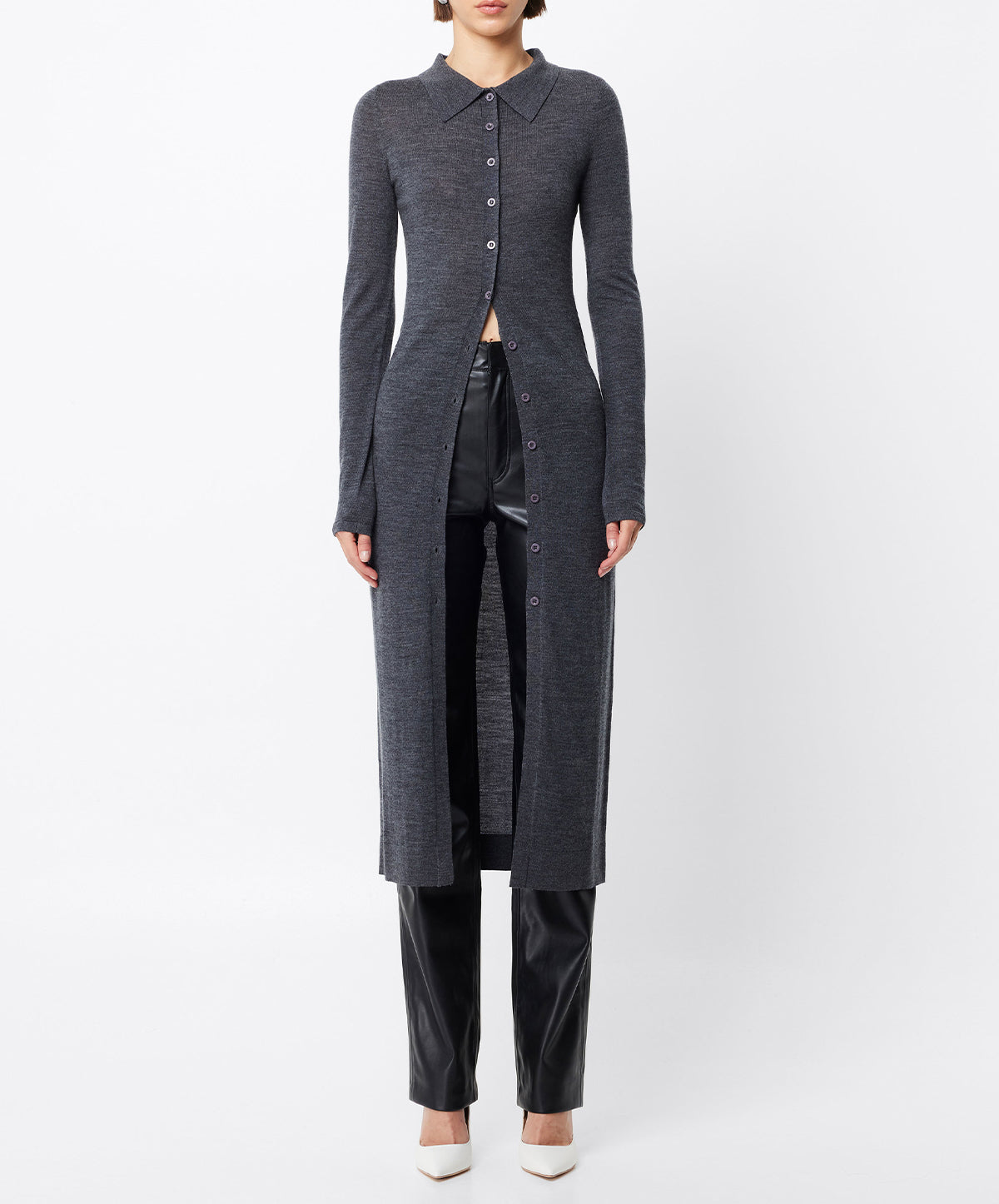 Maine Longline Merino Cardigan