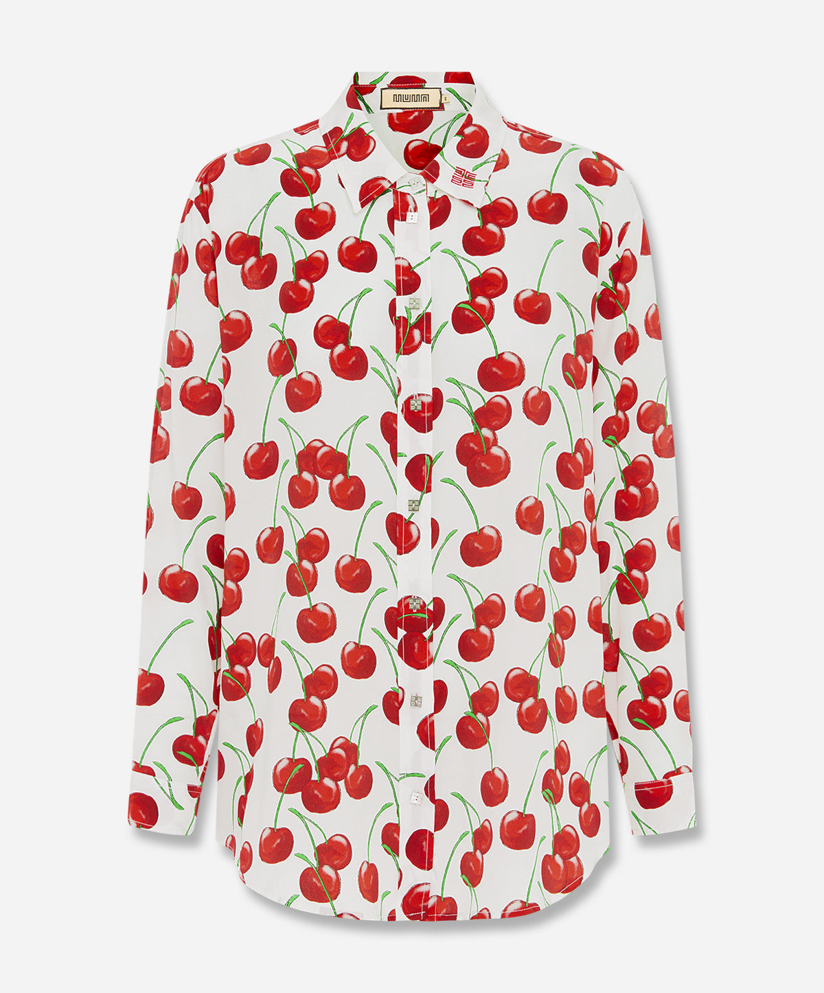 White Cherry Long Sleeve Shirt