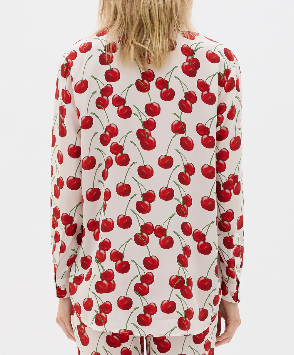 White Cherry Long Sleeve Shirt