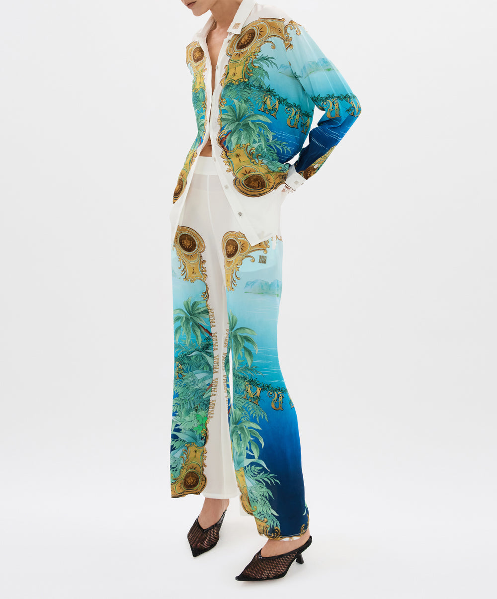 Blue Cigare Long Pant