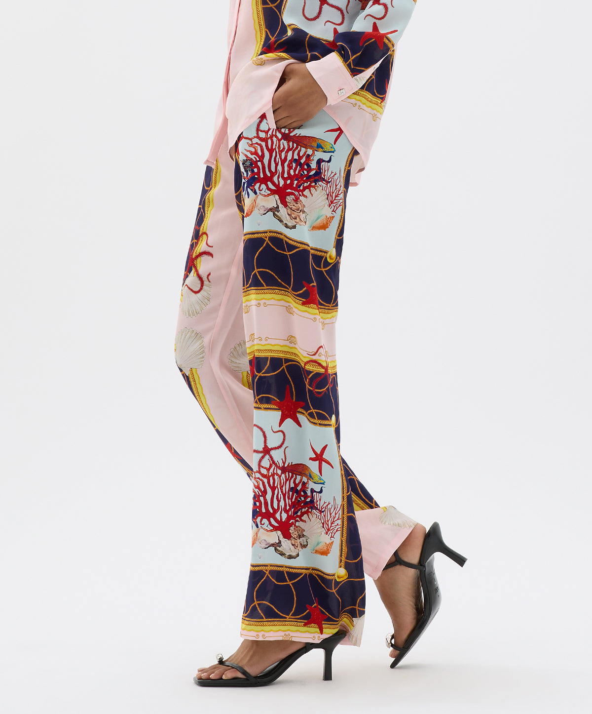 Coral Netting Long Pant