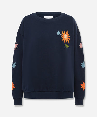Navy Charm Sweatshirt