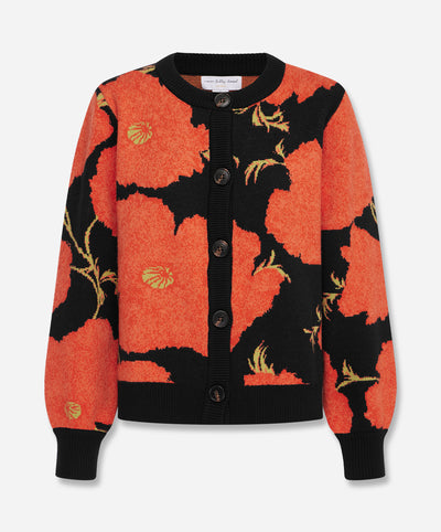 Black Poppy Cardigan
