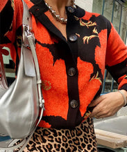 Load image into Gallery viewer, Black Poppy Cardigan