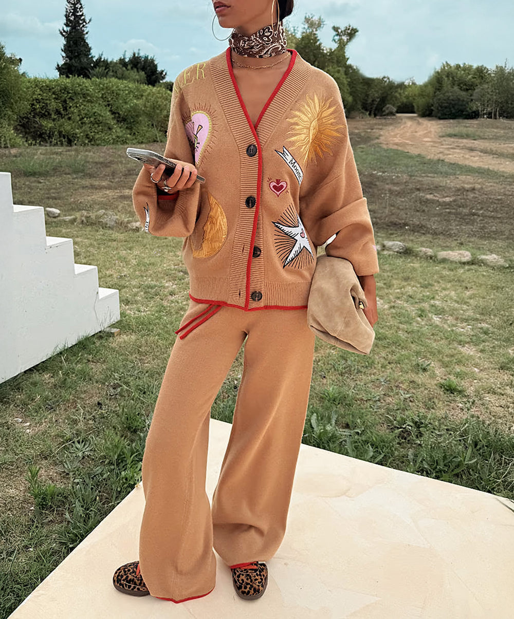 Camel Mystical Cardigan