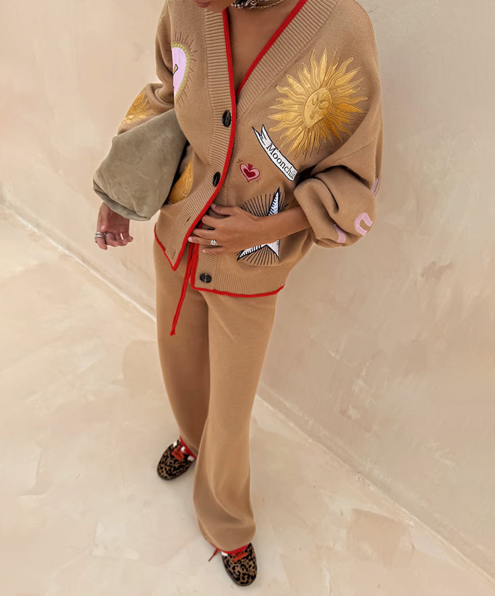 Camel Mystical Cardigan