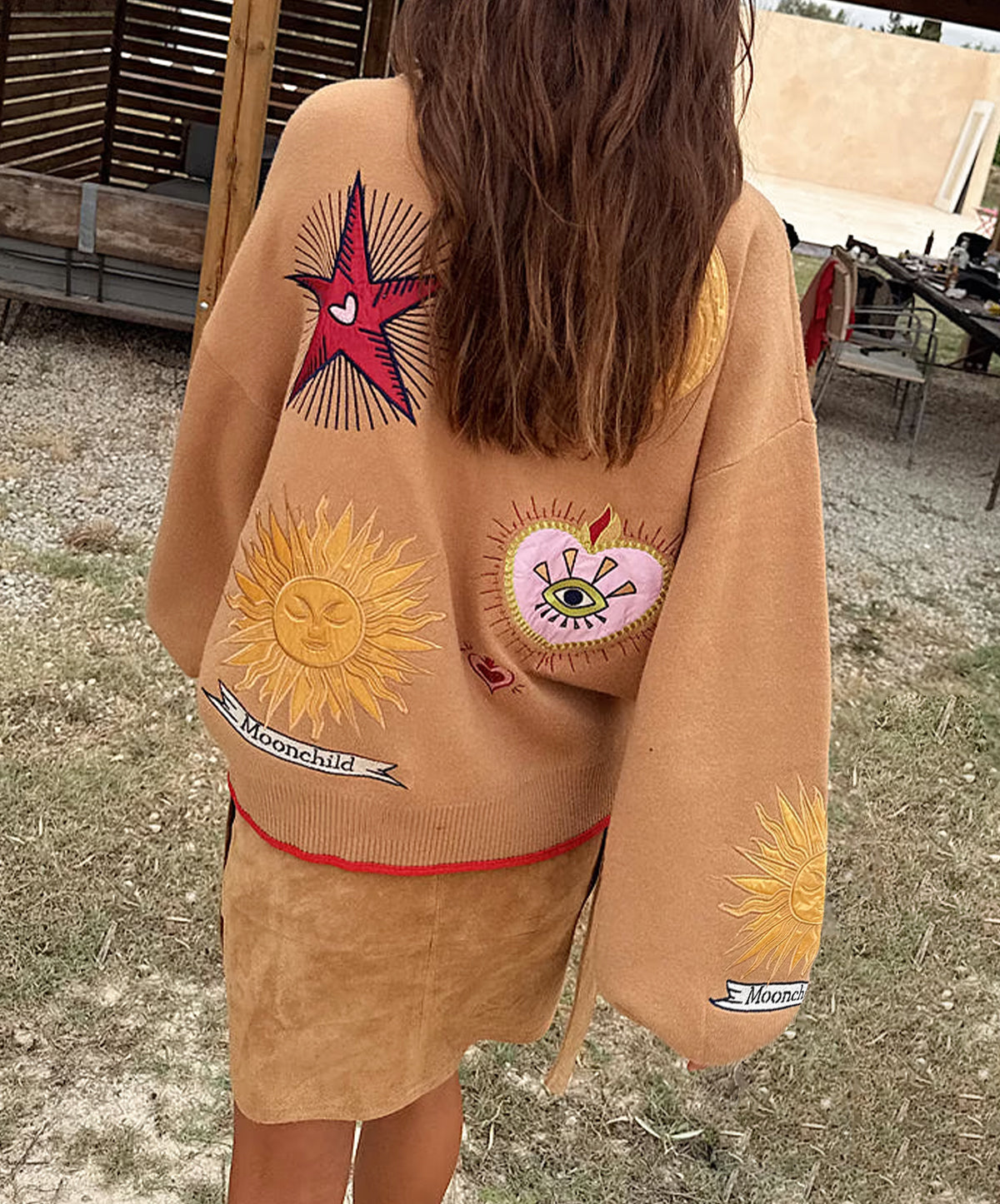 Camel Mystical Cardigan