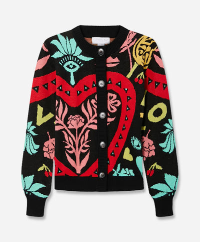 Black Amara Hollie Cardigan