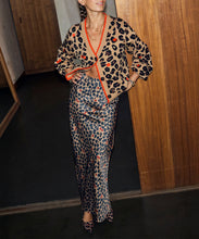 Load image into Gallery viewer, Cherry Leopard Cardigan