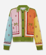 Load image into Gallery viewer, Geometric Palm Cardigan