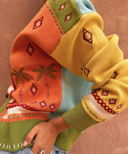 Load image into Gallery viewer, Geometric Palm Cardigan