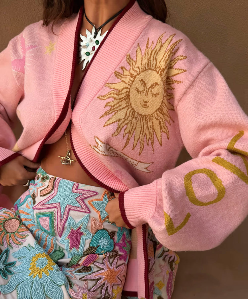 Pink Mystical Cardigan