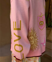 Load image into Gallery viewer, Pink Mystical Cardigan