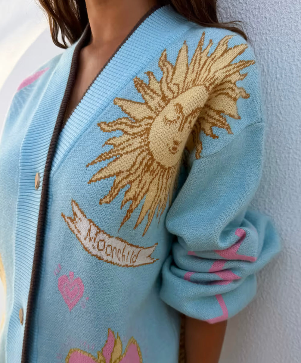 Blue Mystical Cardigan