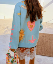 Load image into Gallery viewer, Blue Mystical Cardigan