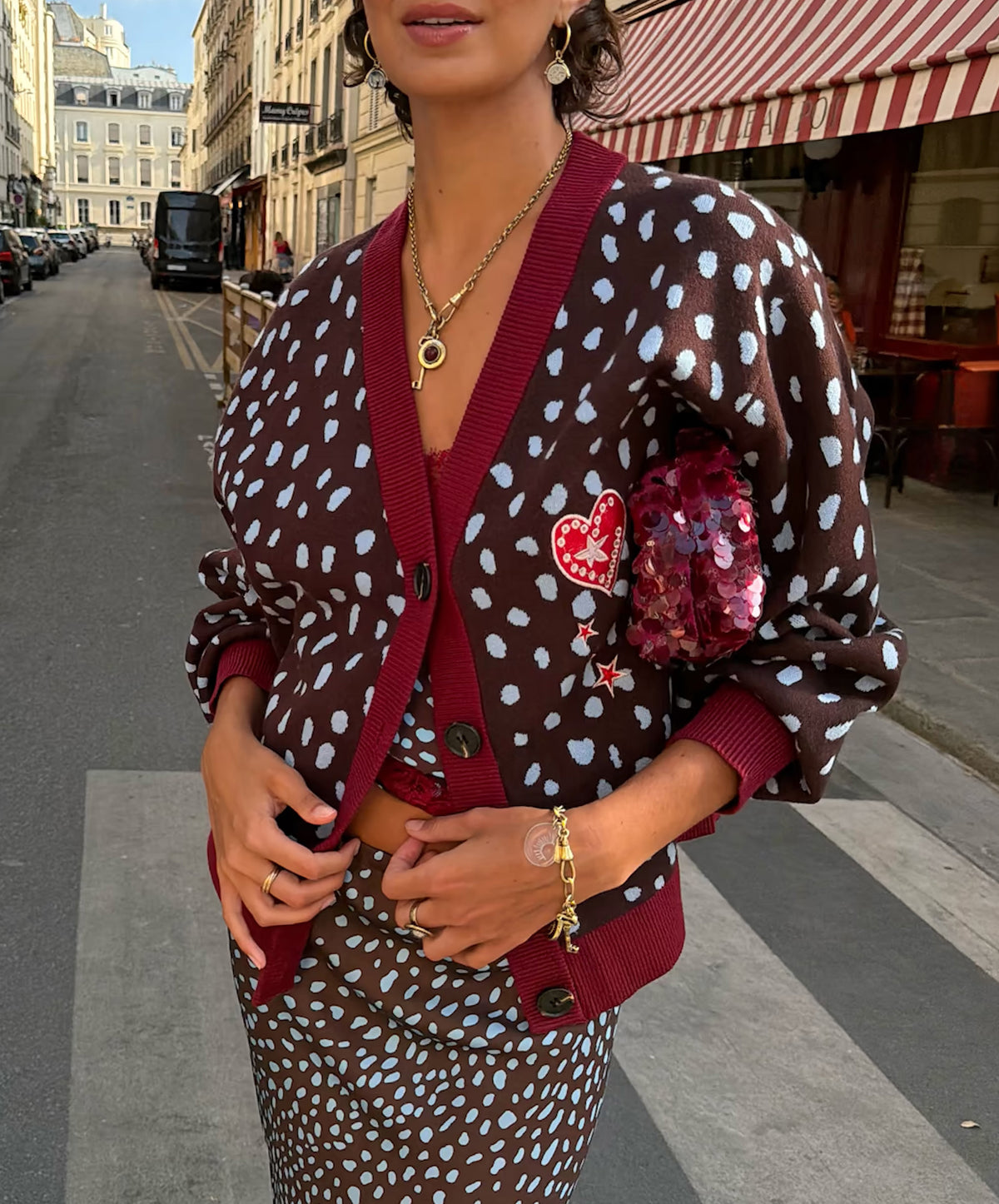 Chocolate Deer Cardigan
