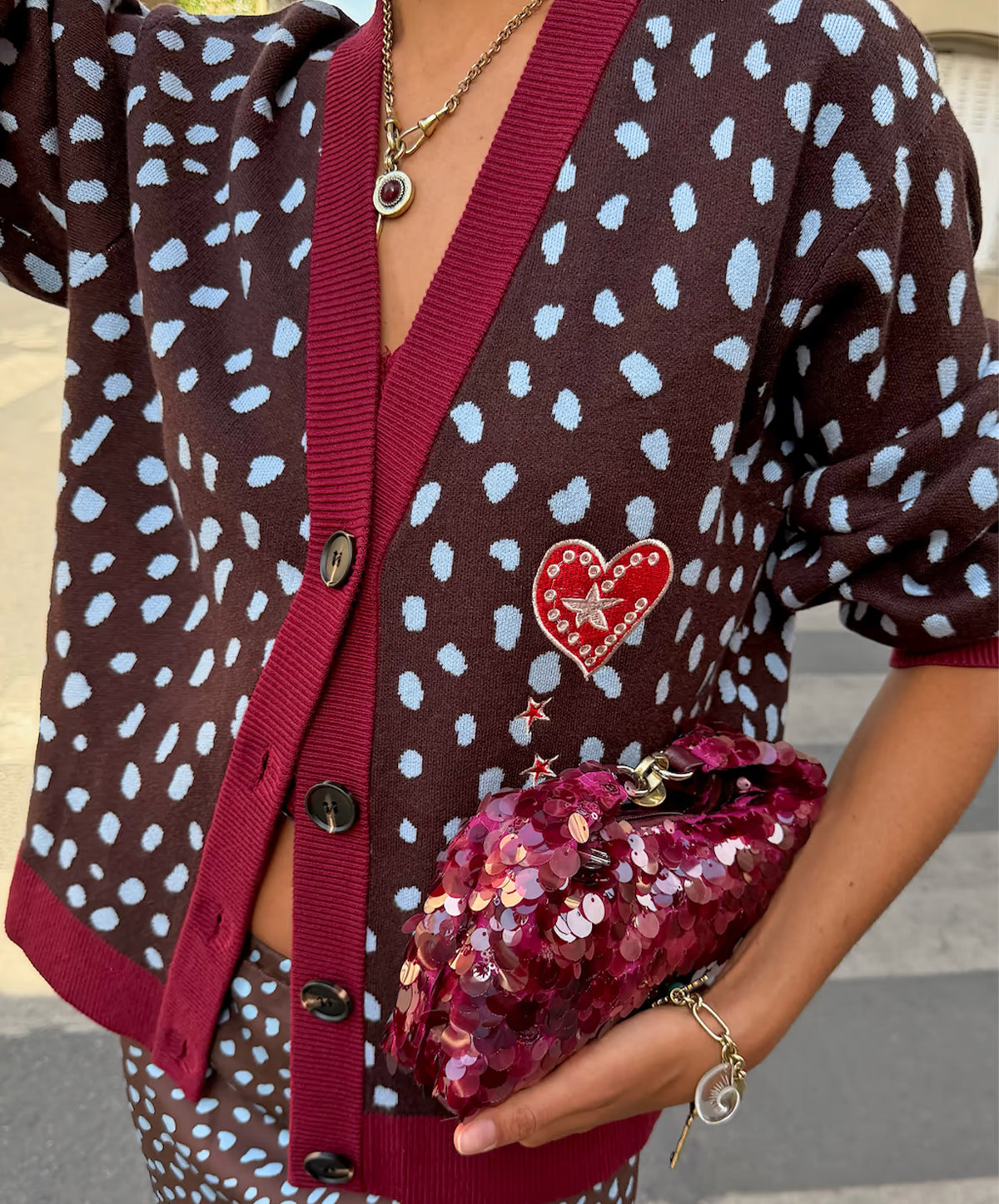 Chocolate Deer Cardigan