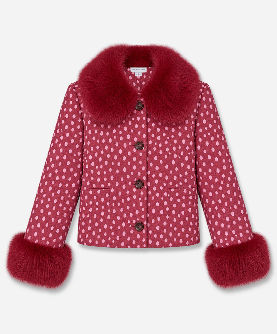 Burgundy Deer Jacket