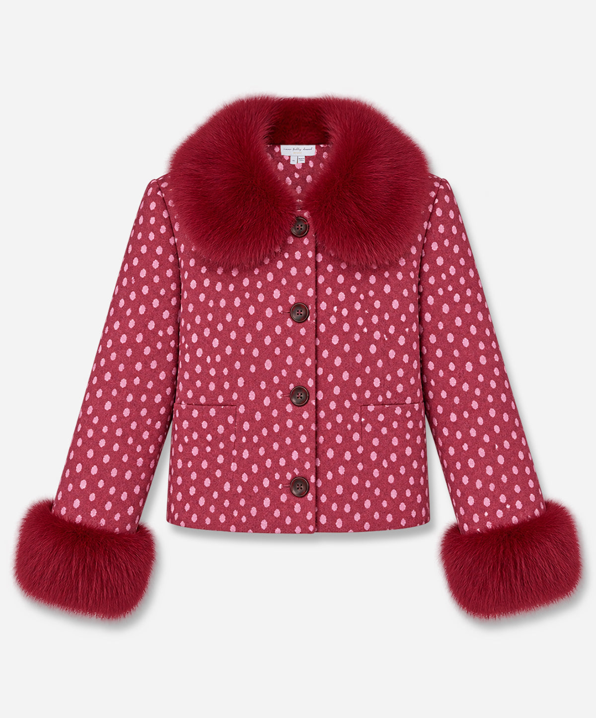 Burgundy Deer Jacket