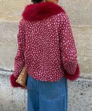 Load image into Gallery viewer, Burgundy Deer Jacket