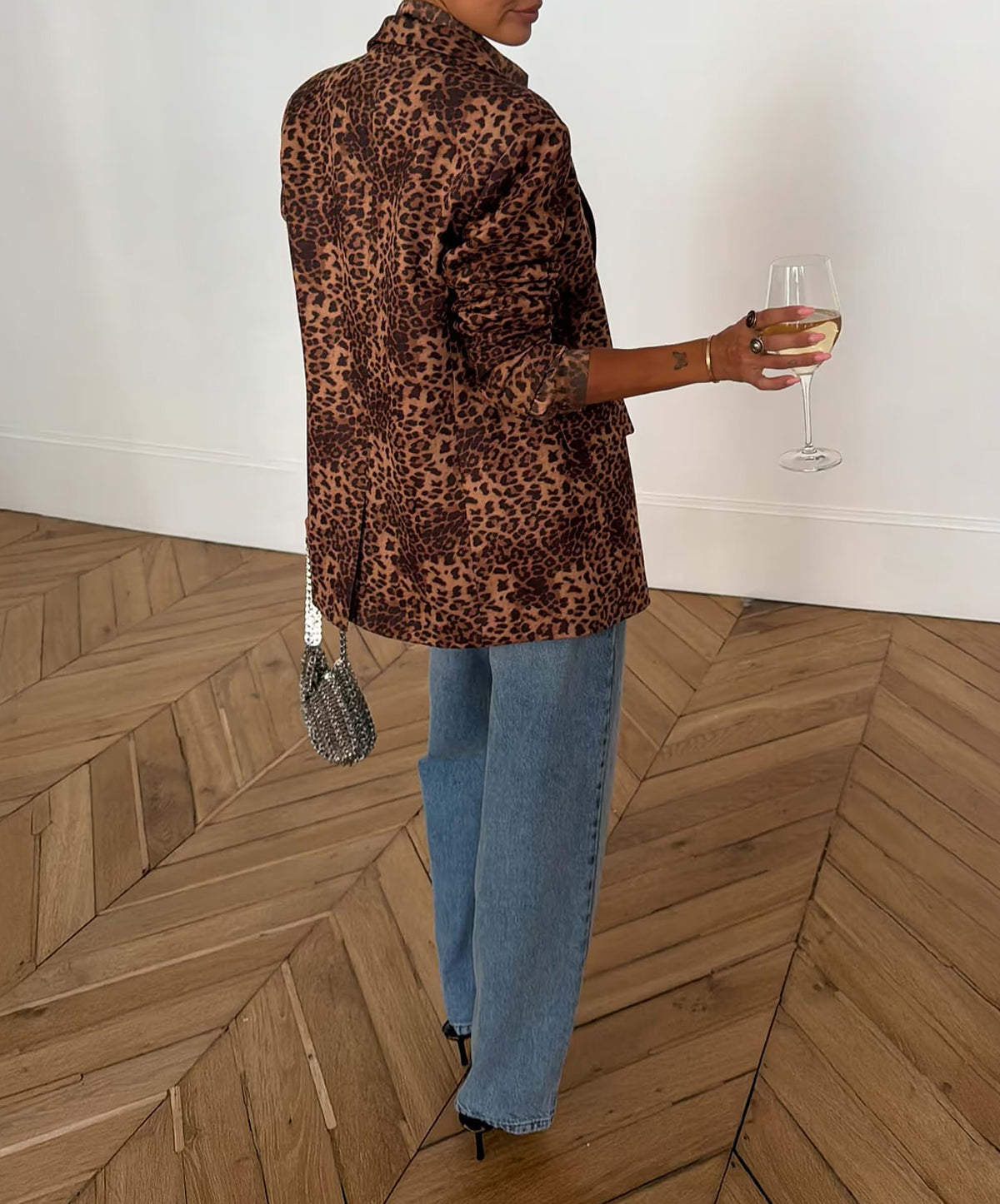 Leopard Taylor Blazer