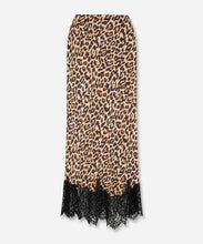 Load image into Gallery viewer, Leopard Lace Midi Maeva Skirt