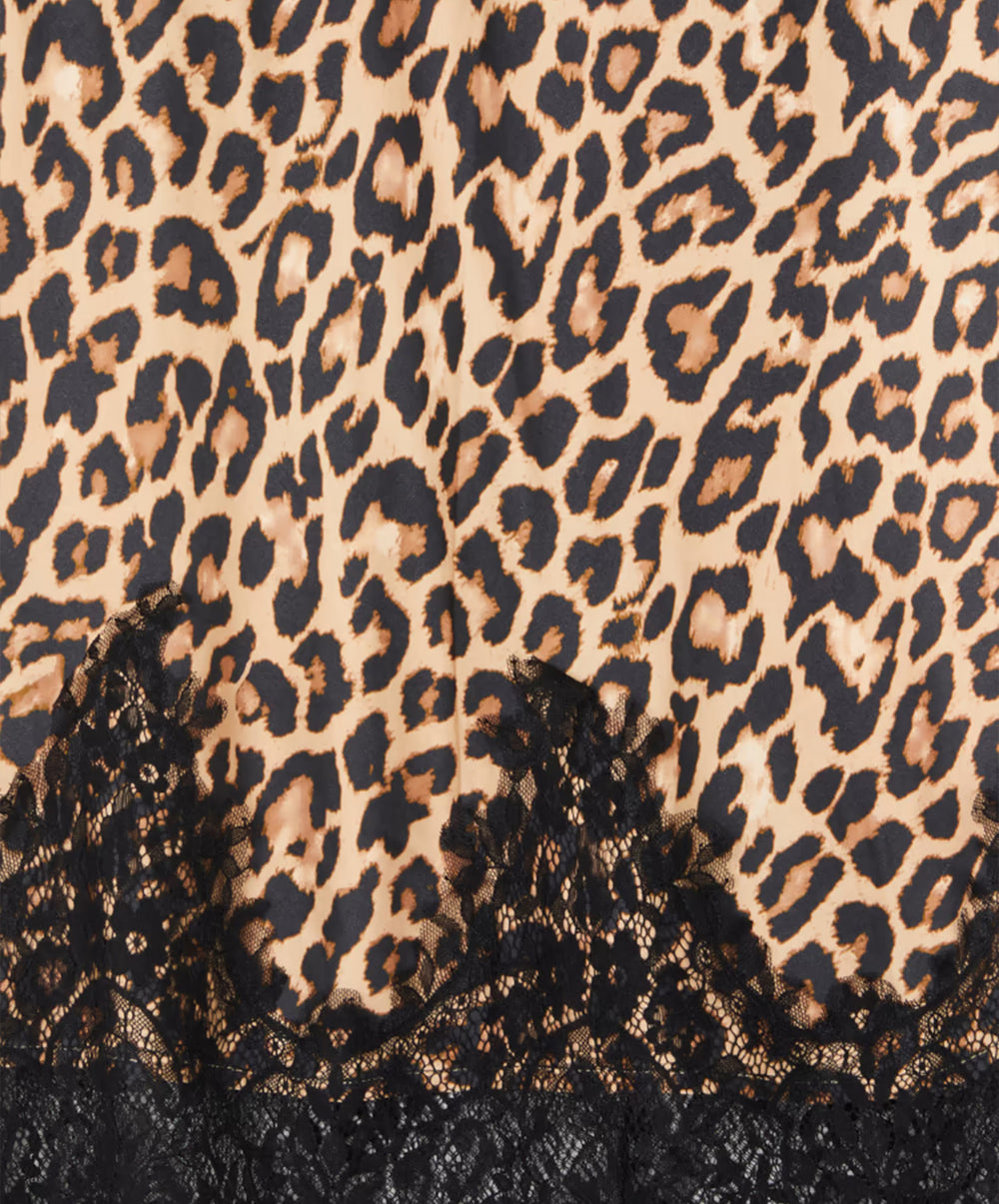 Leopard Lace Midi Maeva Skirt