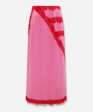 Load image into Gallery viewer, Pink Red Lily Skirt
