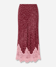 Load image into Gallery viewer, Burgundy Deer Maeva Skirt