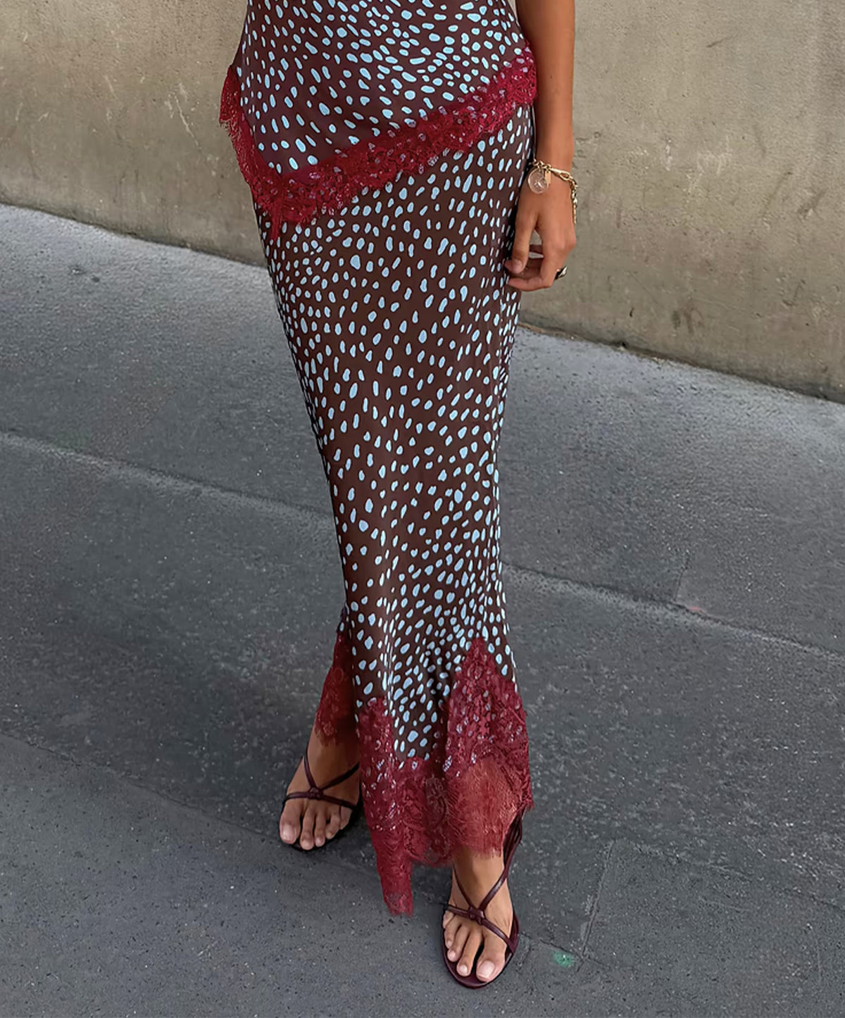 Chocolate Deer Midi Maeva Skirt