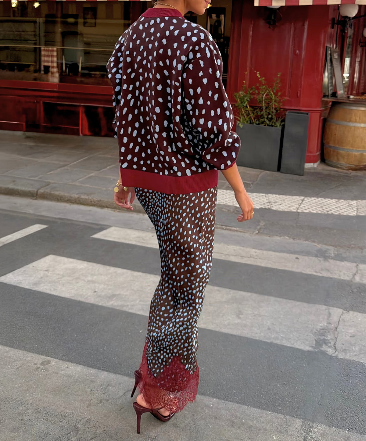 Chocolate Deer Midi Maeva Skirt