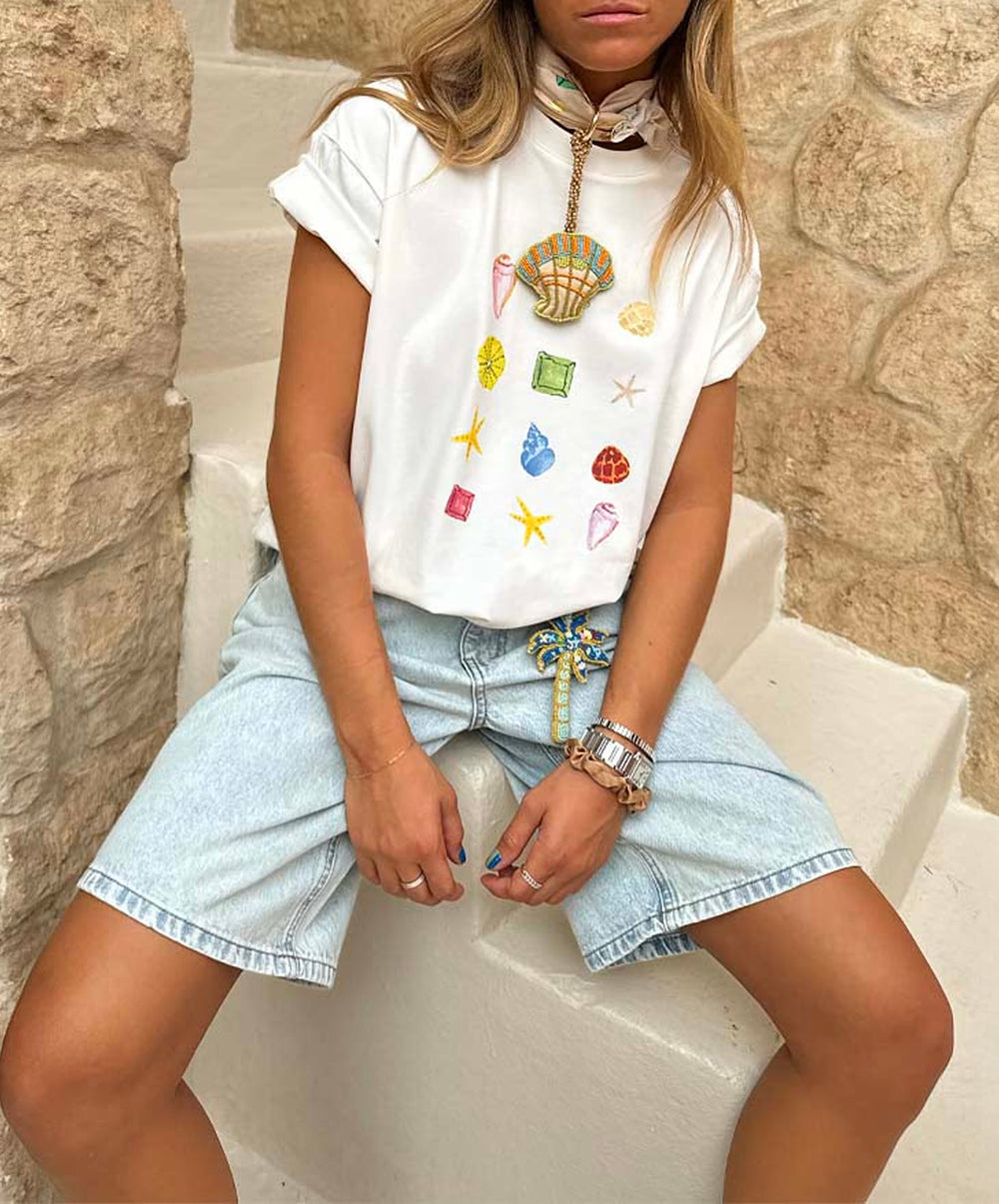 White Shell Ioana T-Shirt