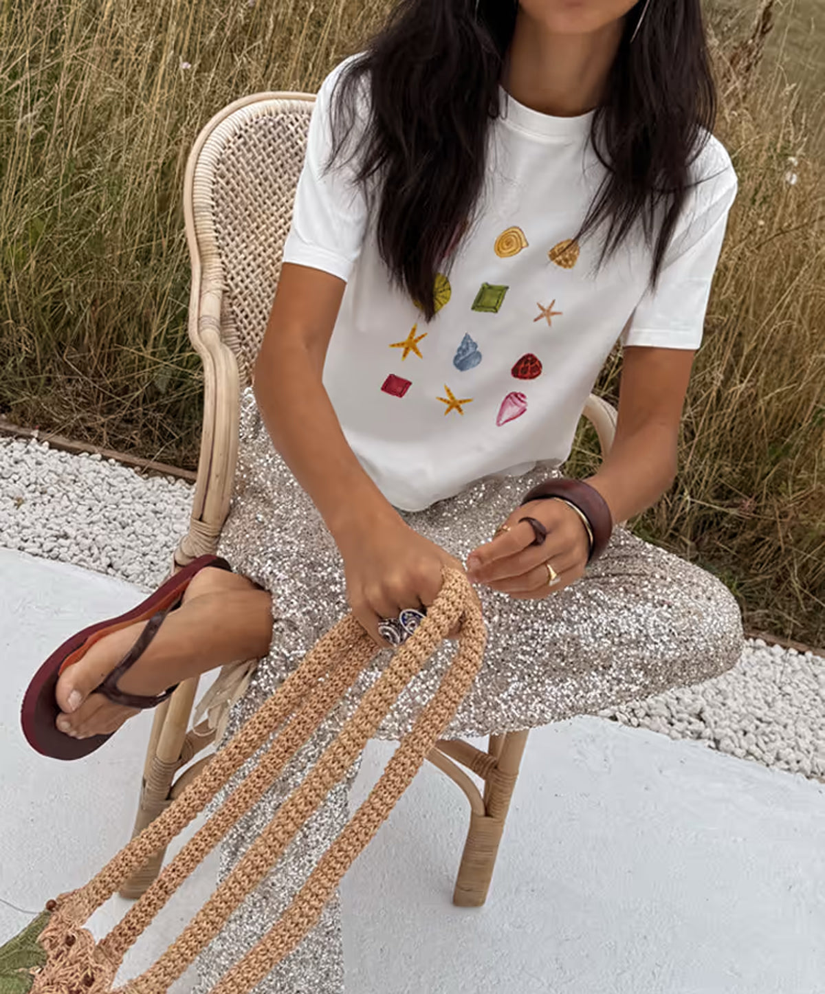 White Shell Ioana T-Shirt
