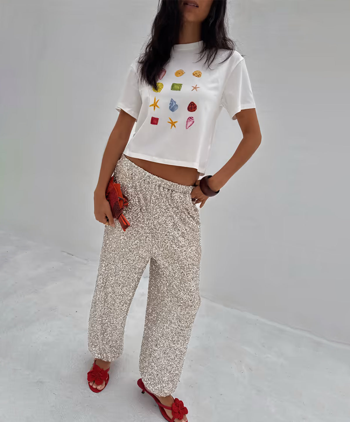 White Shell Ioana T-Shirt