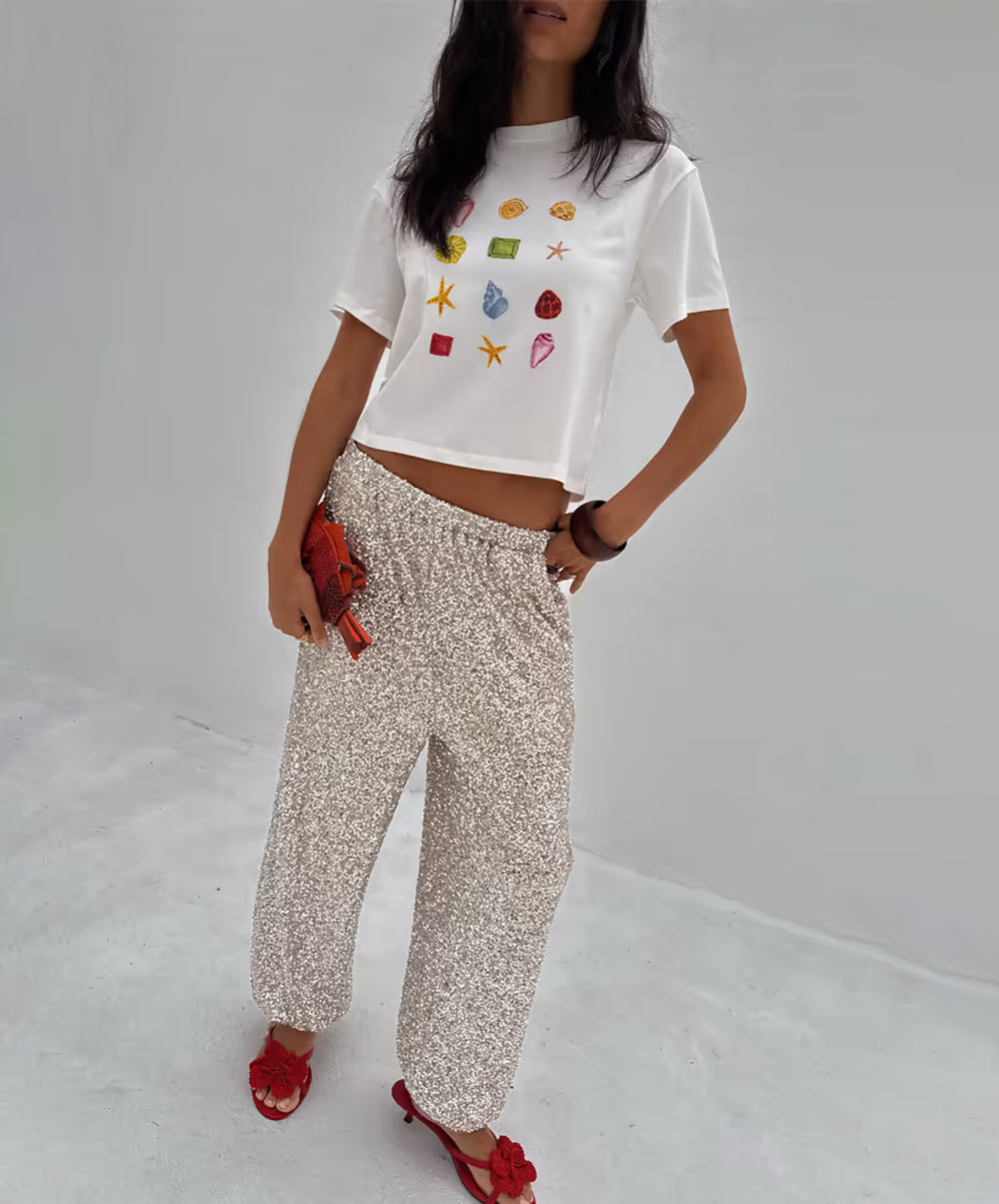 White Shell Ioana T-Shirt