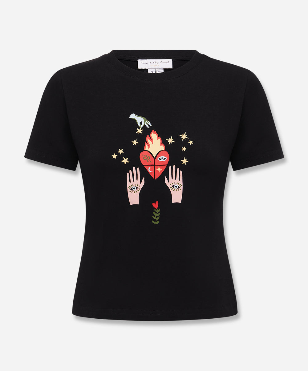 Black Heart Baby T-Shirt