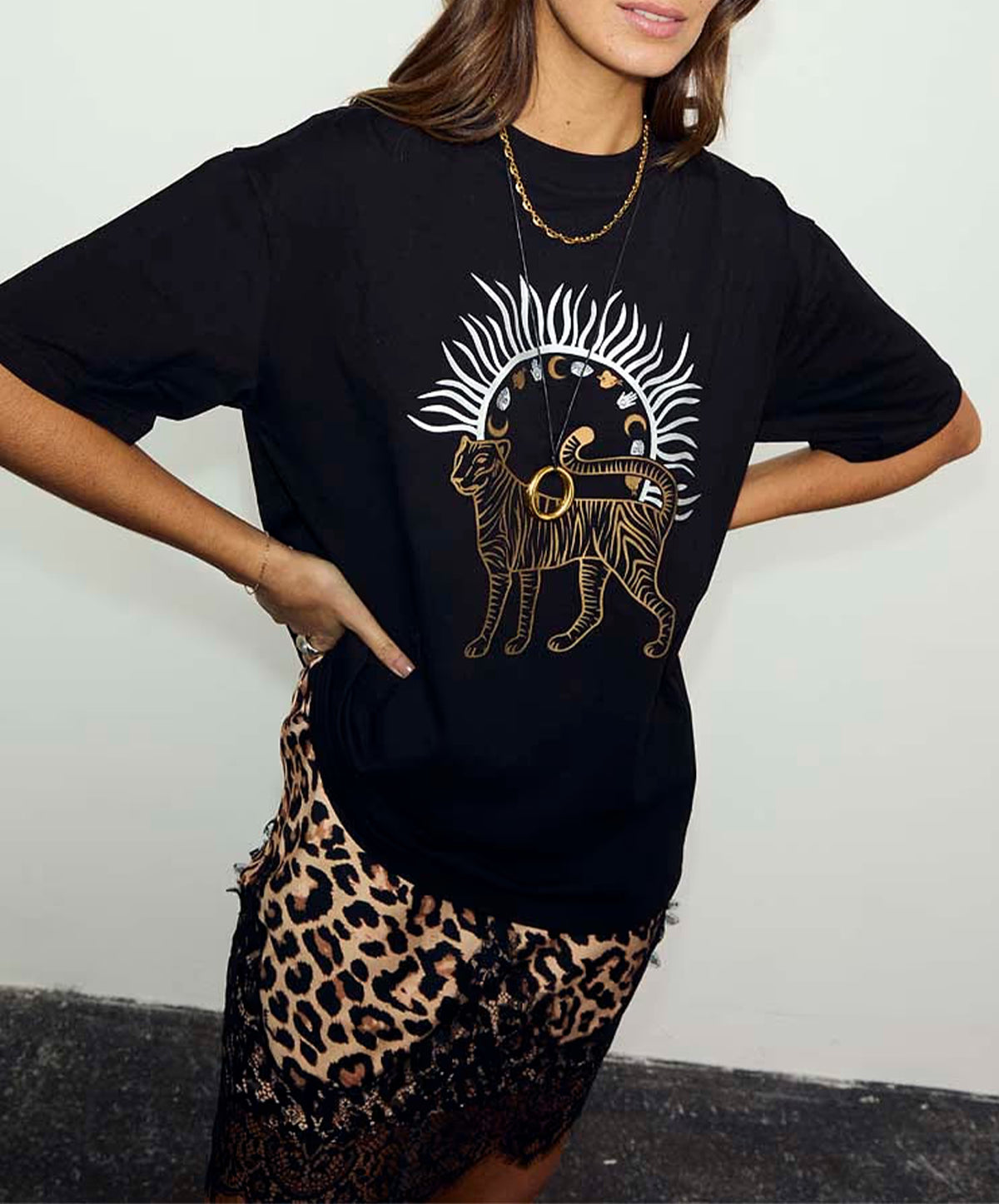 Black Tiger Sun T-Shirt